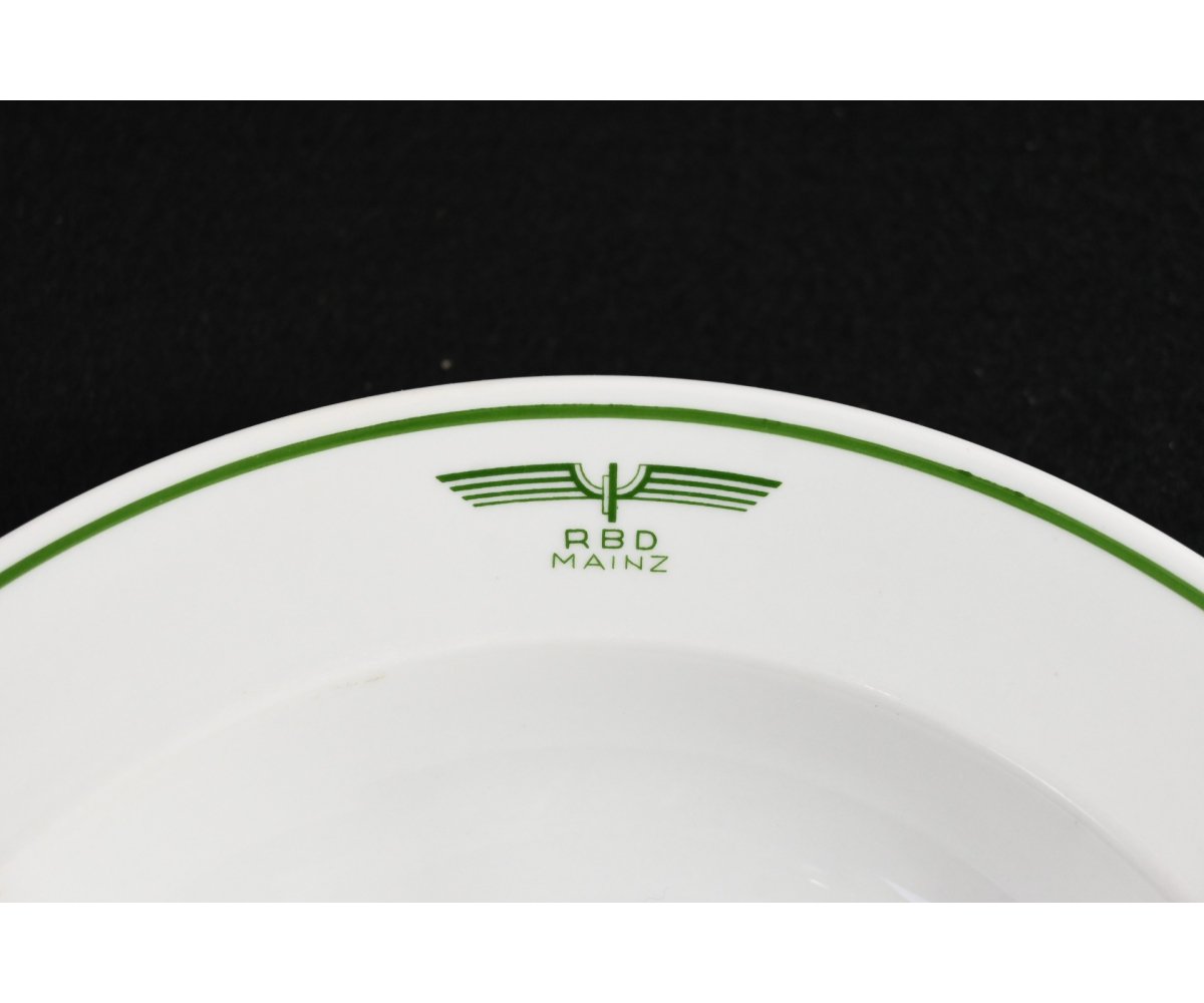 Reichsbahn Mainz Porcelain DAF Soup Plate — image 2