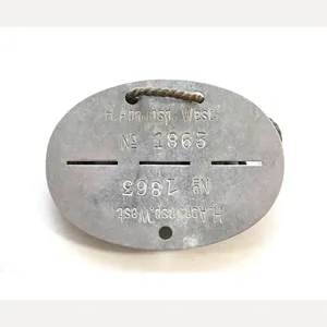 H.Abn.Insp.West Erkennungsmarke