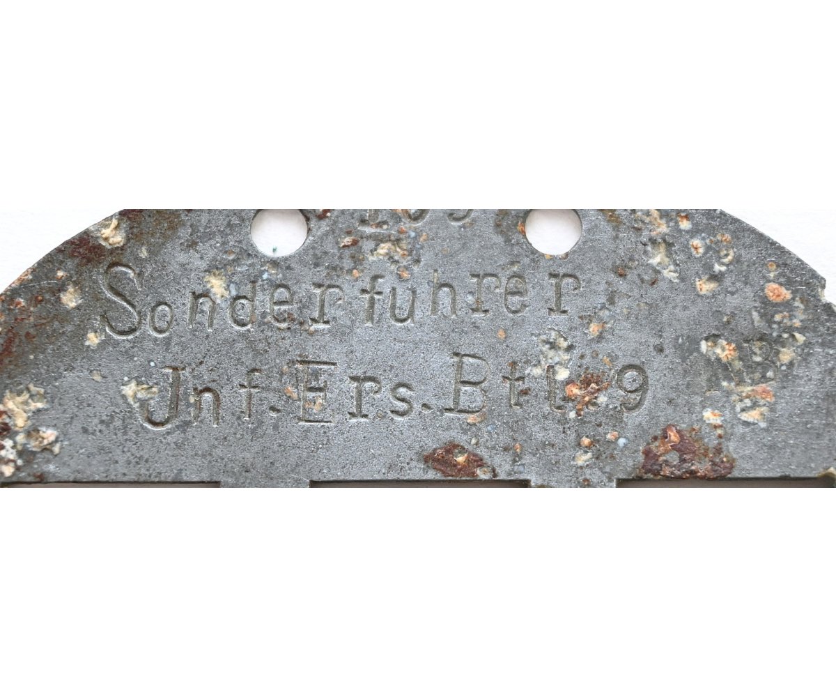 Sonderführ. Inf.Ers.Btl.9 Erkennungsmarke — image 2