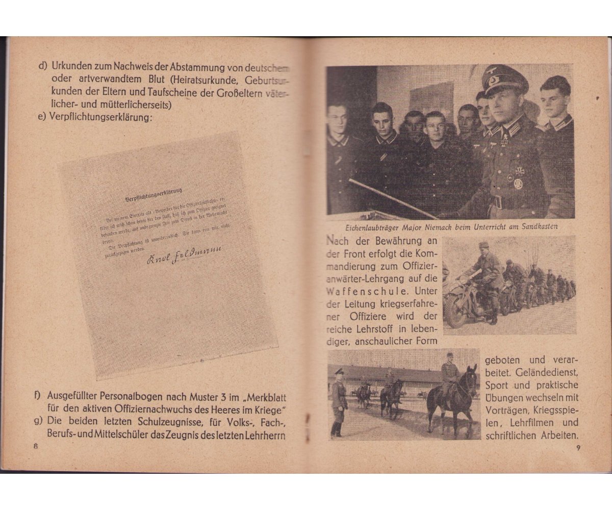 Top 'Offizier im Grossdeutschland Heer' Booklet — image 4