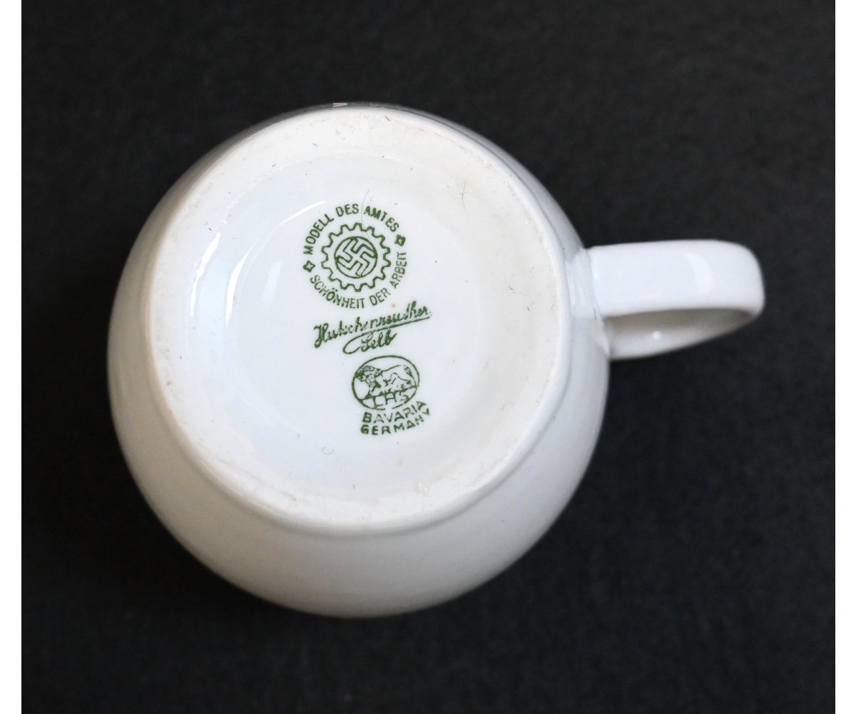 Porcelain DAF Marked Milk Cup (Hutschenreuther) — image 5