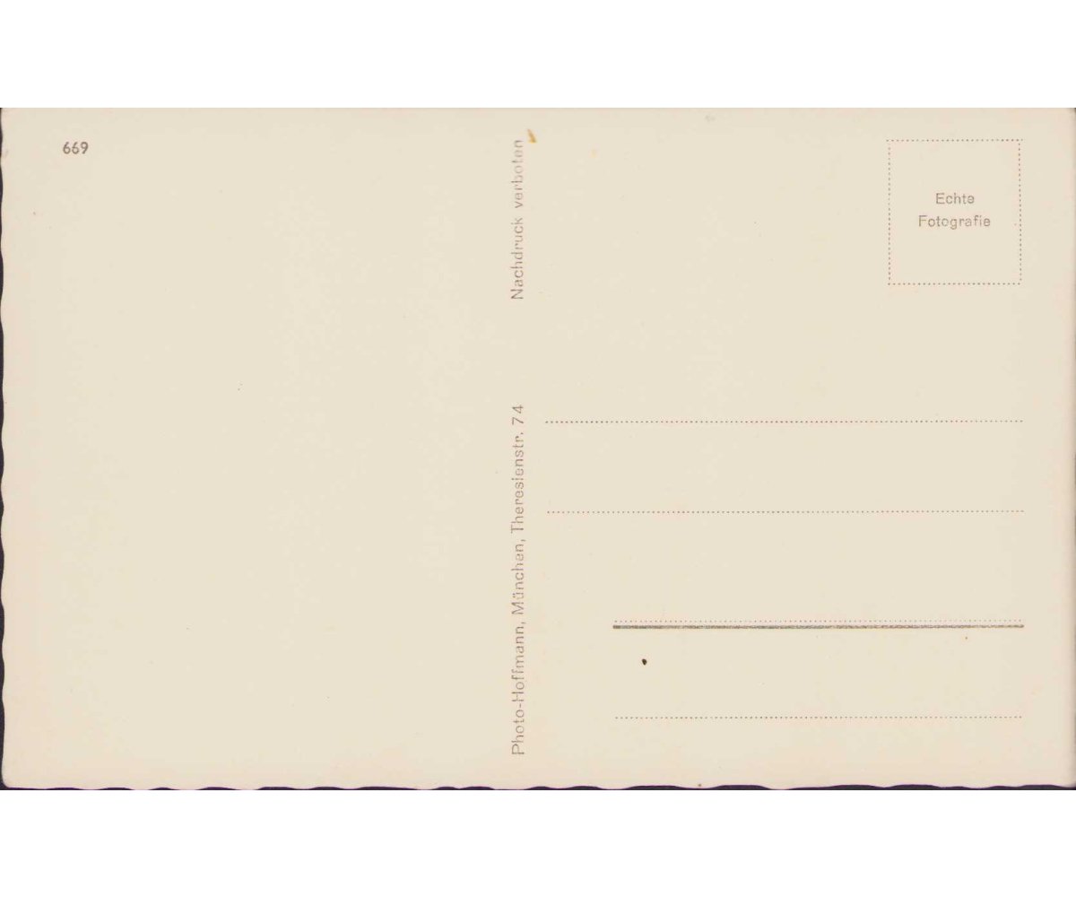 Joseph Goebbels with Helga Postcard — image 2