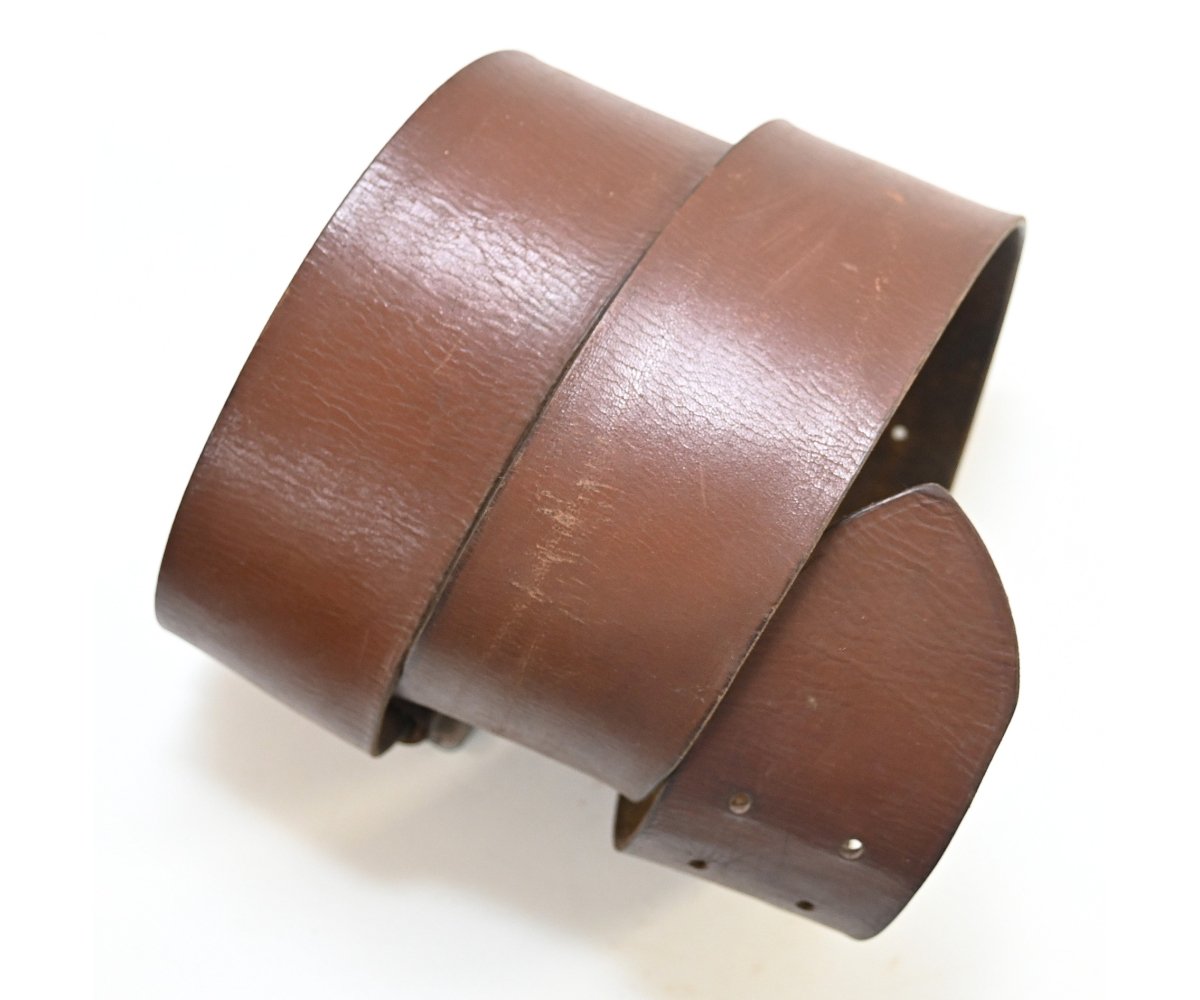 Brown Leather Wehrmacht Officer's Belt (110cms) — image 2
