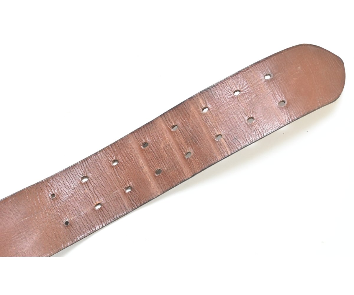 Brown Leather Wehrmacht Officer's Belt (110cms) — image 3