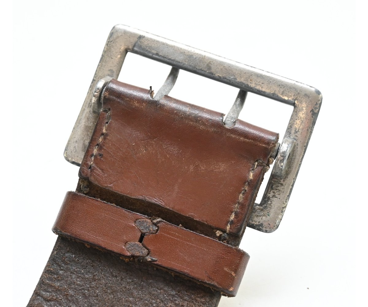 Brown Leather Wehrmacht Officer's Belt (110cms) — image 5