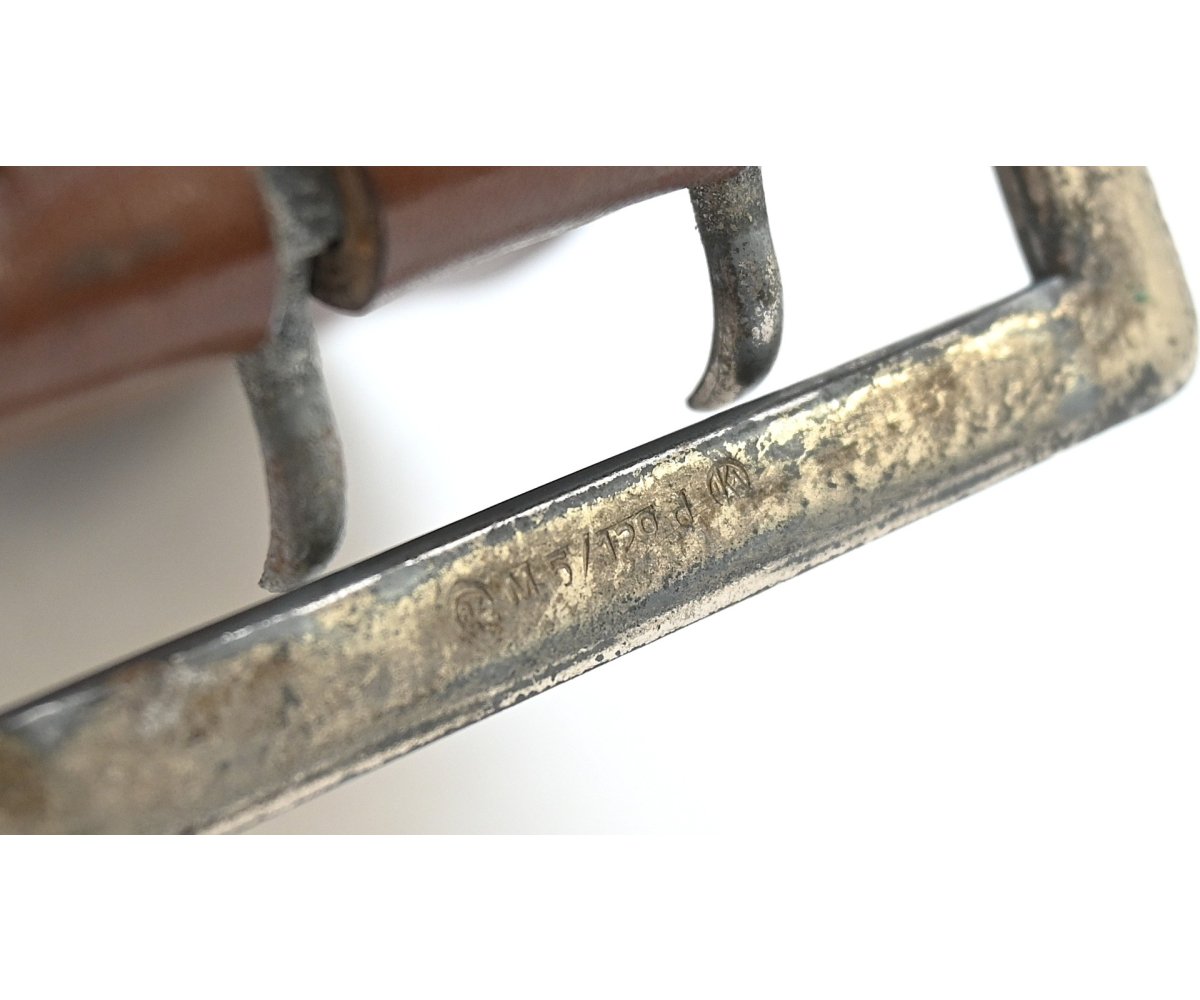 Brown Leather Wehrmacht Officer's Belt (110cms) — image 7