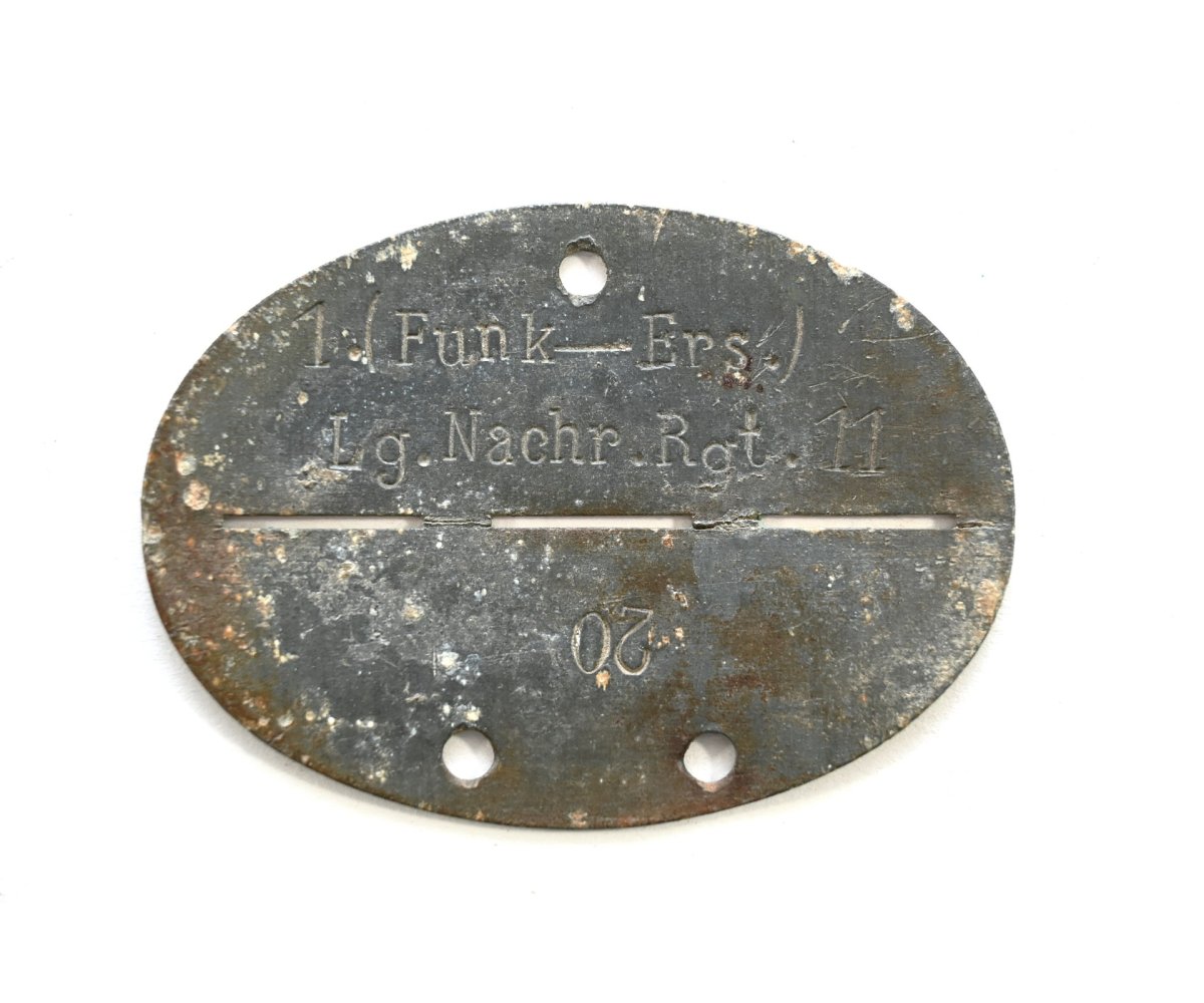 1.(Funk-Ers.) Lg.Nachr.Rgt.11 Erkennungsmarke — image 2