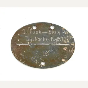 1.(Funk-Ers.) Lg.Nachr.Rgt.11 Erkennungsmarke