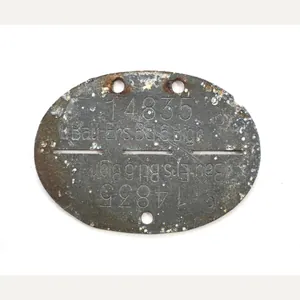 1./Bau Ers.Btl.6 Erkennungsmarke (POW)