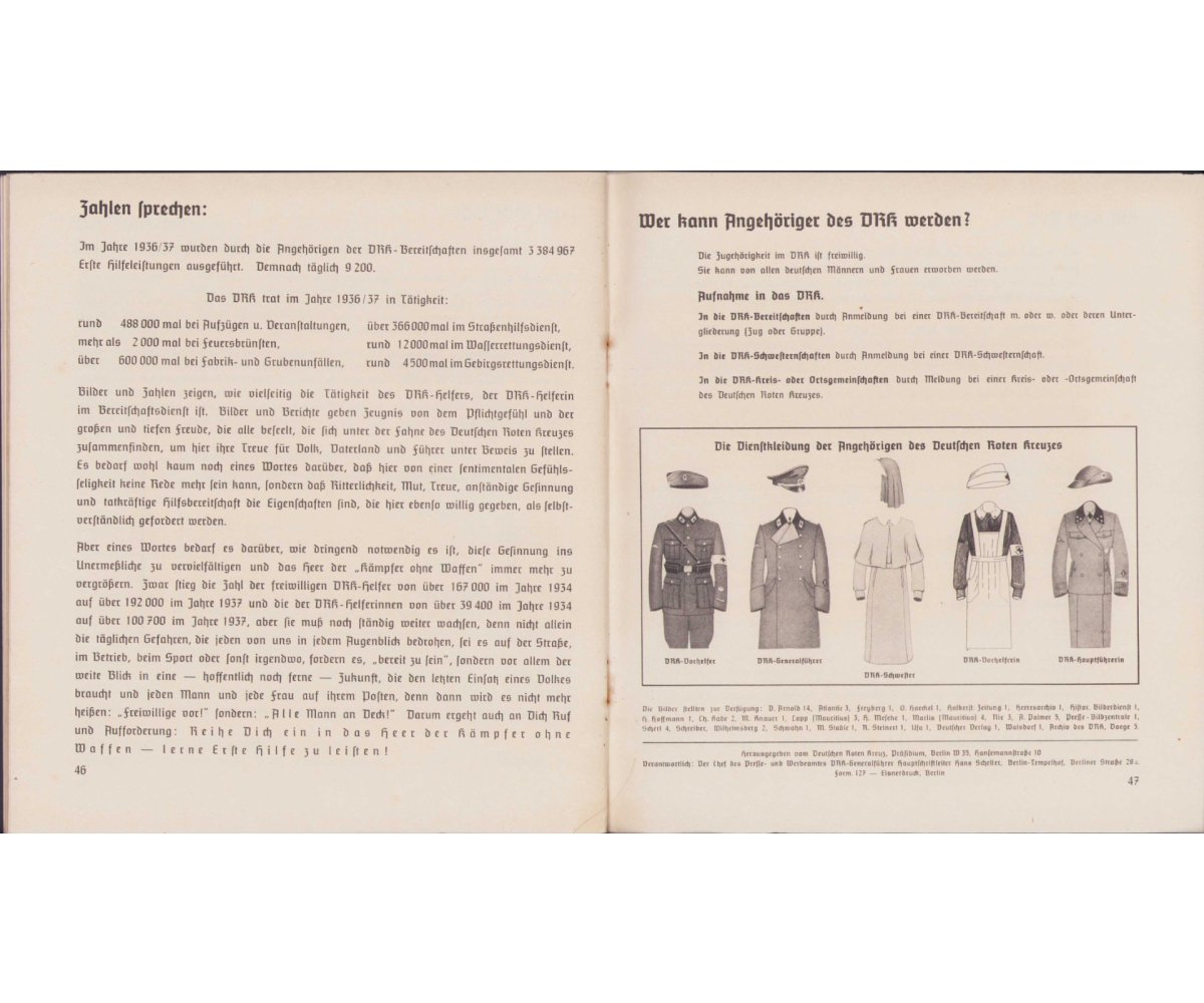 Rare DRK 'Wir sind bereit' Recruitment Booklet — image 10