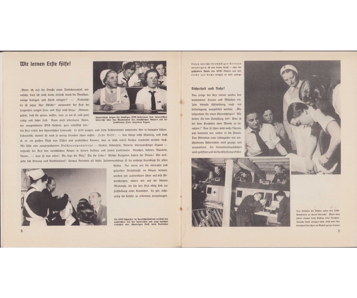 Rare DRK 'Wir sind bereit' Recruitment Booklet — image 4