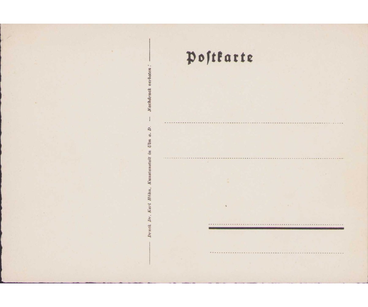 Rare 'heil Hitler heil' Song Postcard — image 2