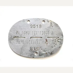 Fliegerschule (SEE) Bug a. Rügen Erkennungsmarke