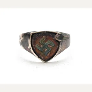 NSDAP Silver Sympathizer ring ('800')