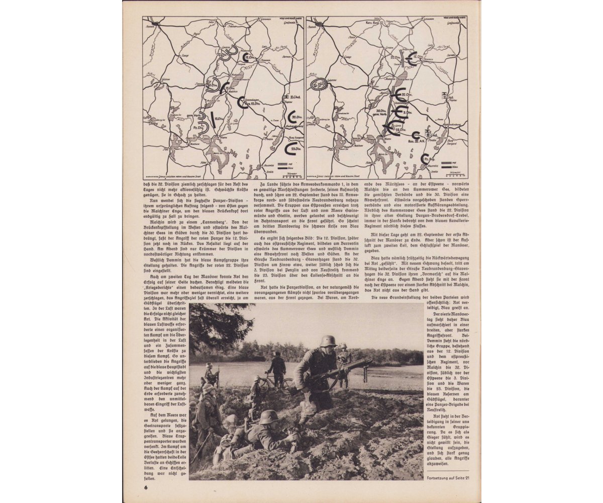 'Die Wehrmacht Sonderausgabe Manöver 1937' Magazine — image 4