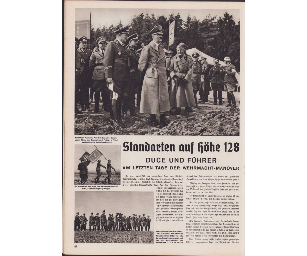'Die Wehrmacht Sonderausgabe Manöver 1937' Magazine — image 9