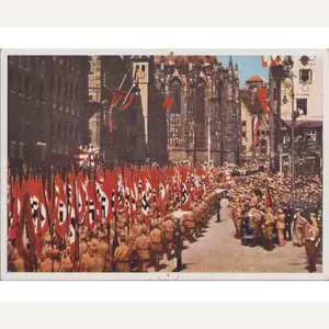 'Reichsparteitag in Nürnberg' Color Postcard