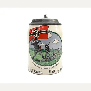 Inf.Rgt.42 'Hof' Beer Stein (1939)