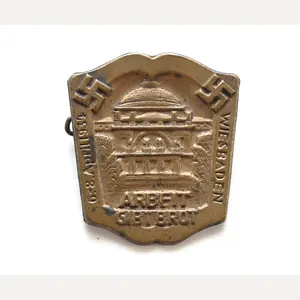 'Arbeit gibt Brot' 1934 Abzeichen