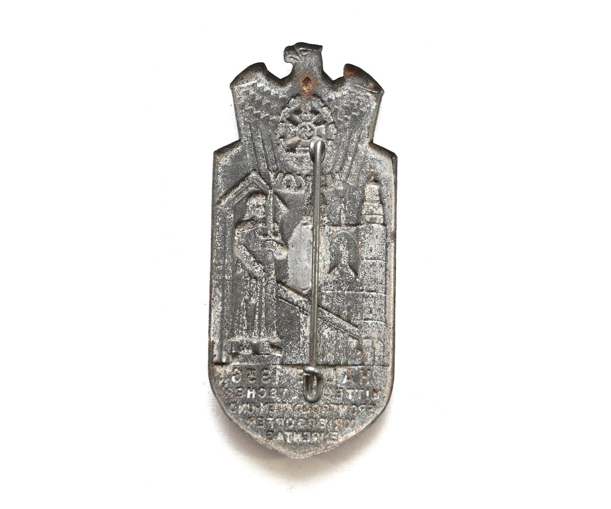 'NSKOV Halle 1936 Ehrentag' Abzeichen — image 2