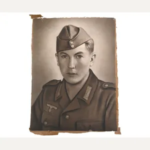 Large Wehrmacht Soldier Portrait