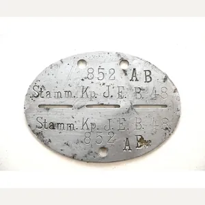 Stamm.Kp.Inf.Ers.Btl.48 Erkennungsmarke