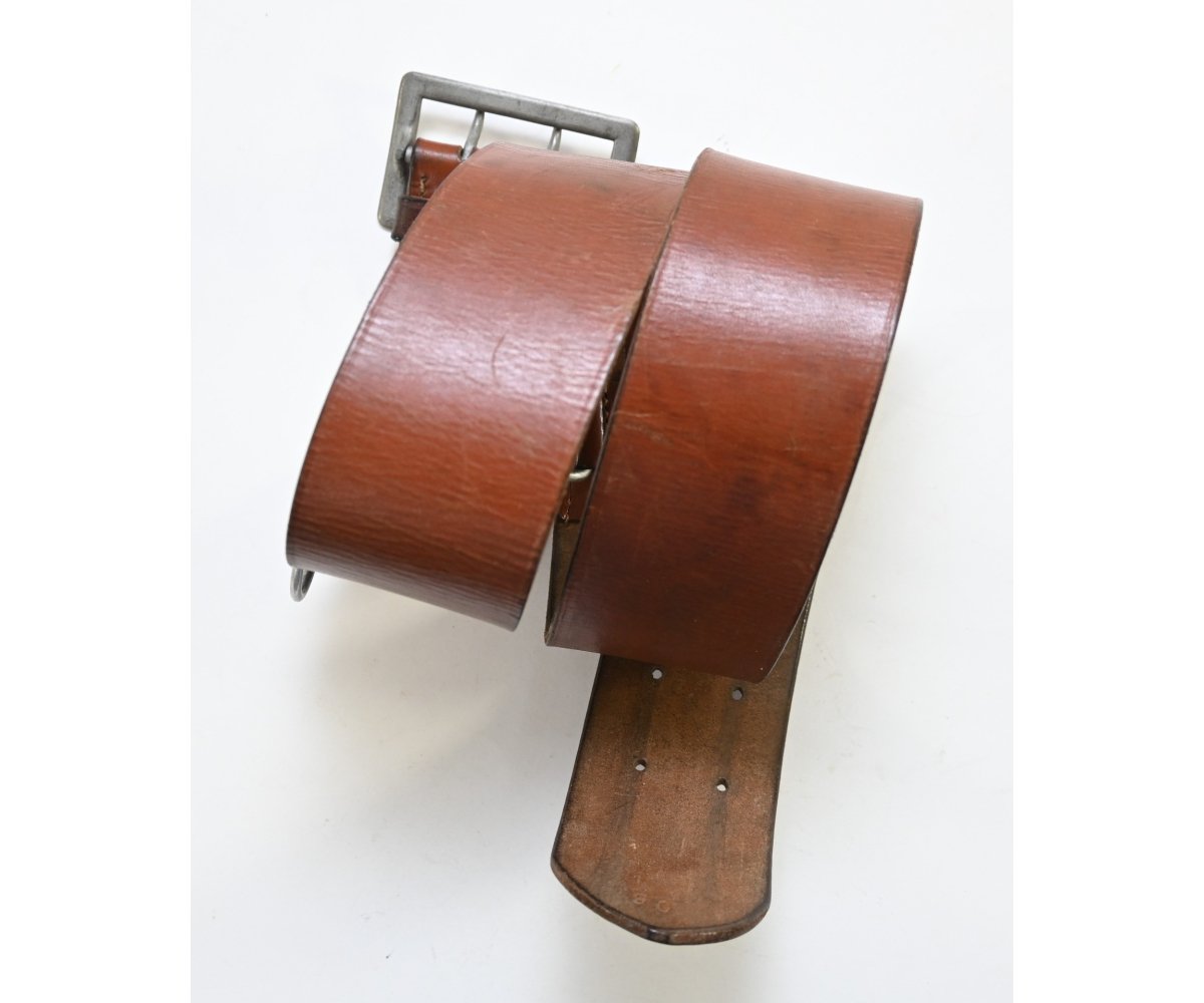 Top! Brown Leather WH Officer's Belt — image 2