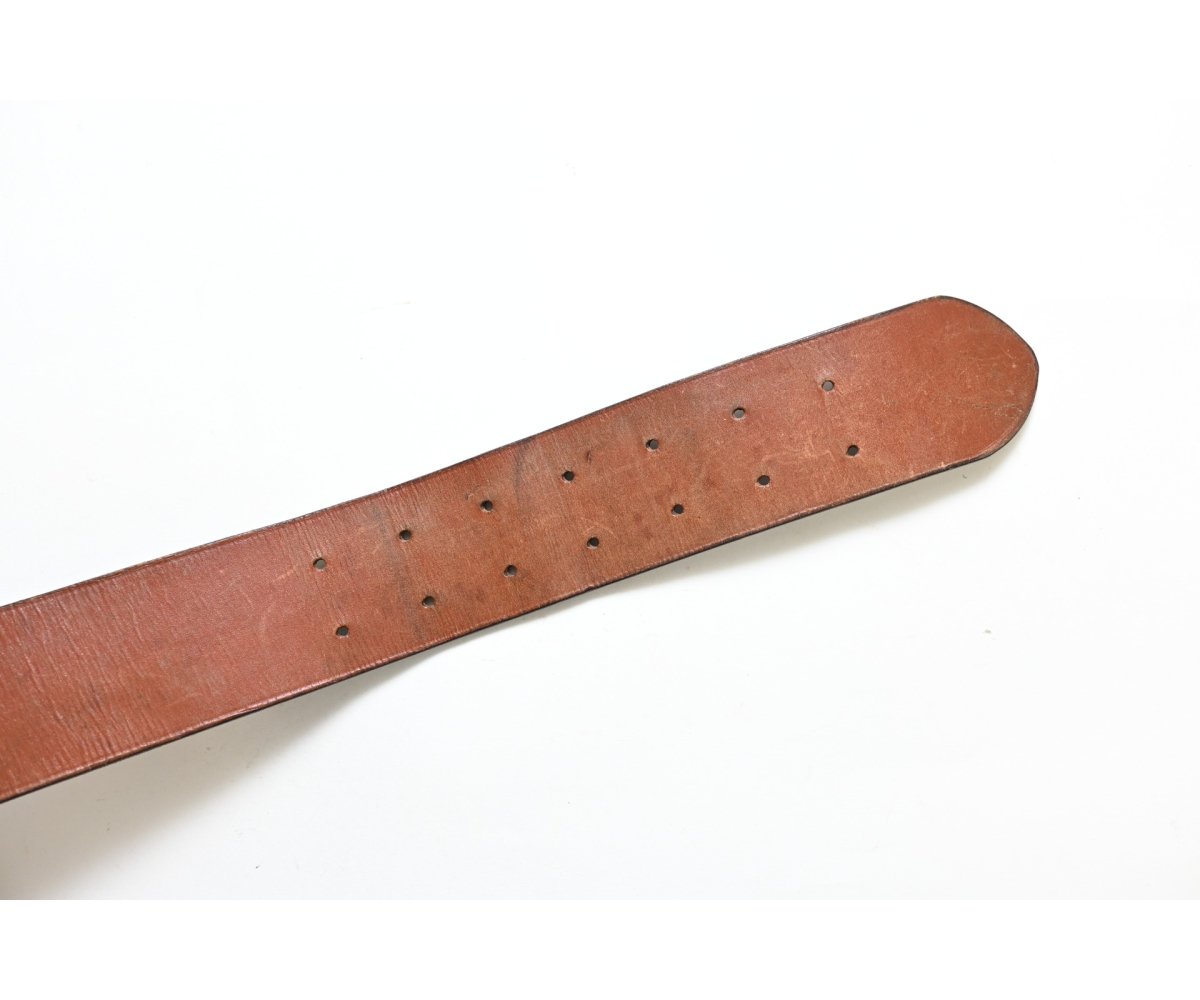 Top! Brown Leather WH Officer's Belt — image 3