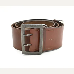 Top! Brown Leather WH Officer's Belt