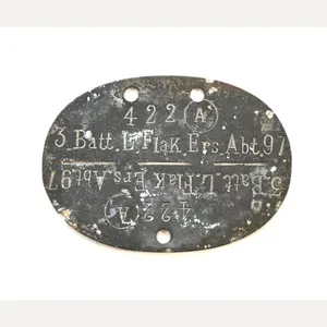 3.Batt.Flak Ers.Abt.97 Erkennungsmarke (Friedrichshafen)