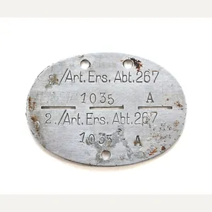 2./Art.Ers.Abt.267 Erkennungsmarke