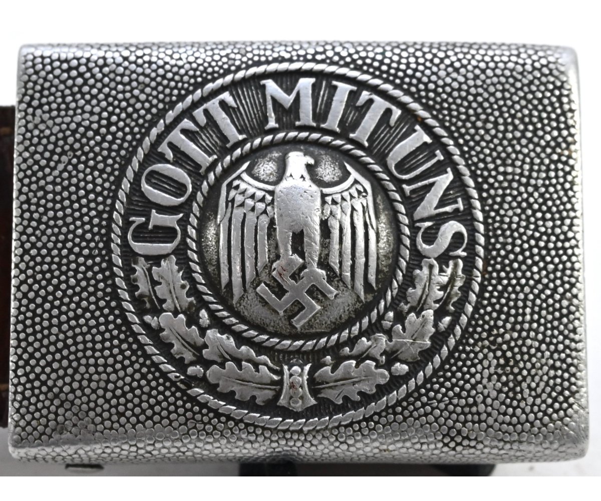 Unit marked Wehrmacht Tabbed Buckle (Gbr. Albert 1936) — image 2