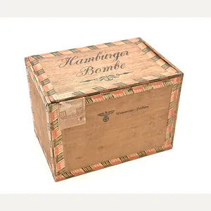 Period 'Hamburger Bombe' Cigars Box