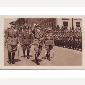 Hitler & Göring Propaganda Postcard