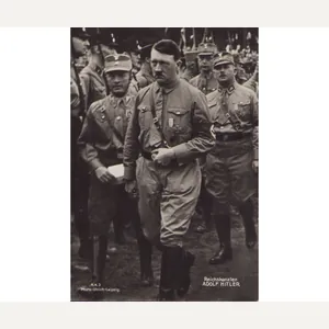 A.Hitler & E.Röhm Postcard