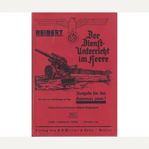 Wehrmacht 'Kanonier bespannt' Reibert 1940