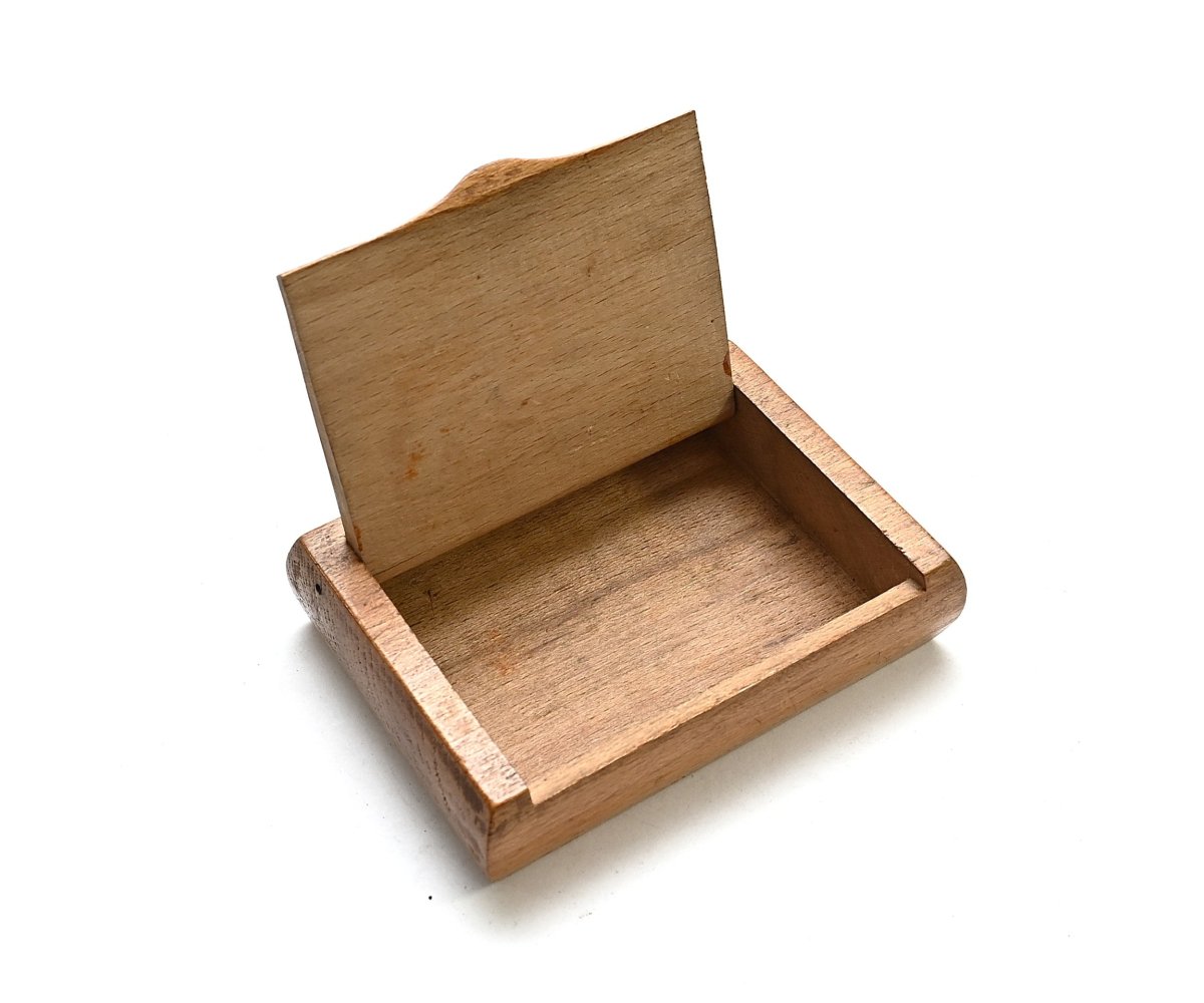 Handcarved 'Minsk 1944' Cigarette Box — image 5