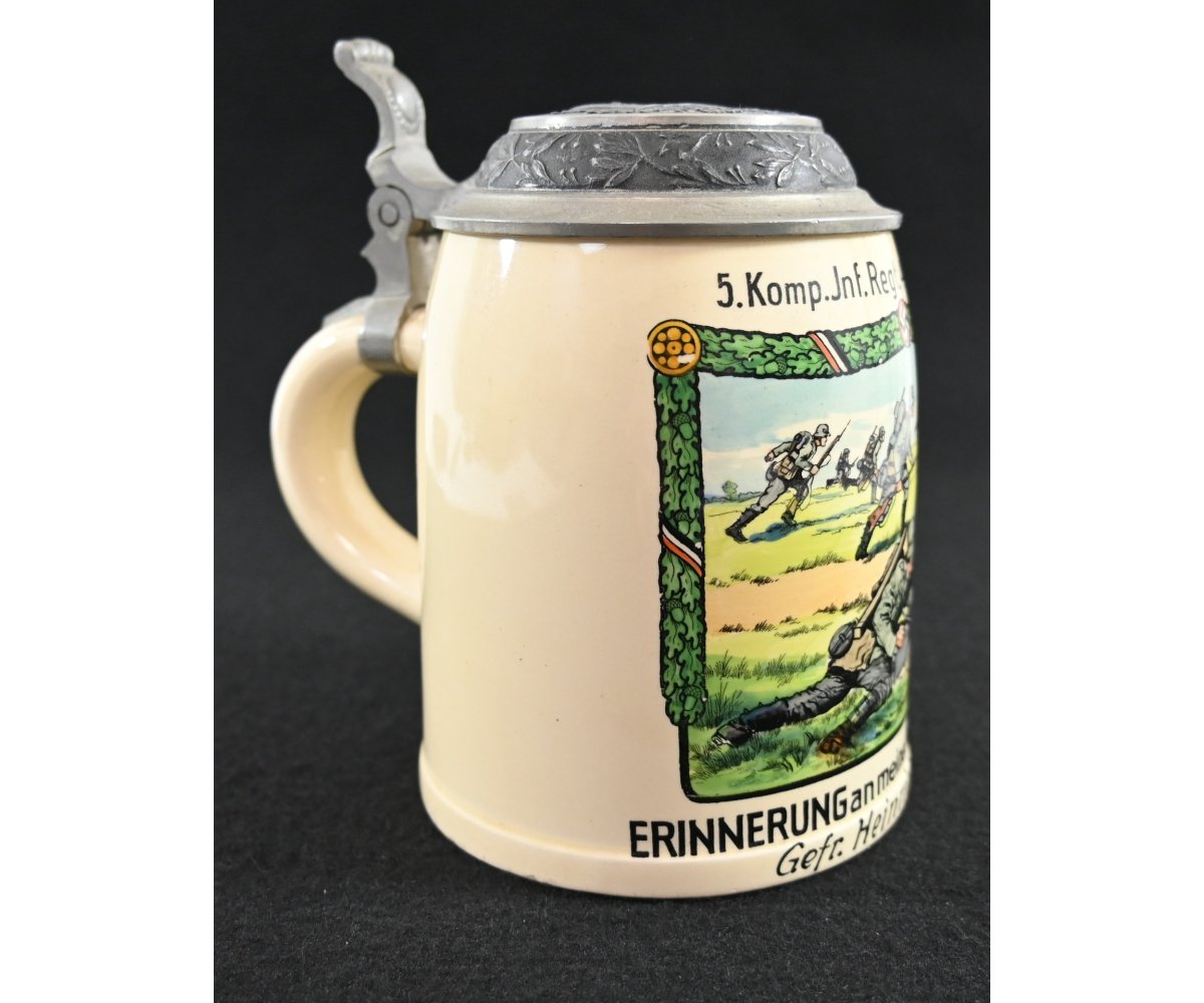 Inf.Rgt.40 Augsburg Beer Stein — image 3