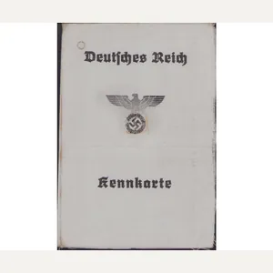 Woman's Deutsche Kennkarte Sept. 1943