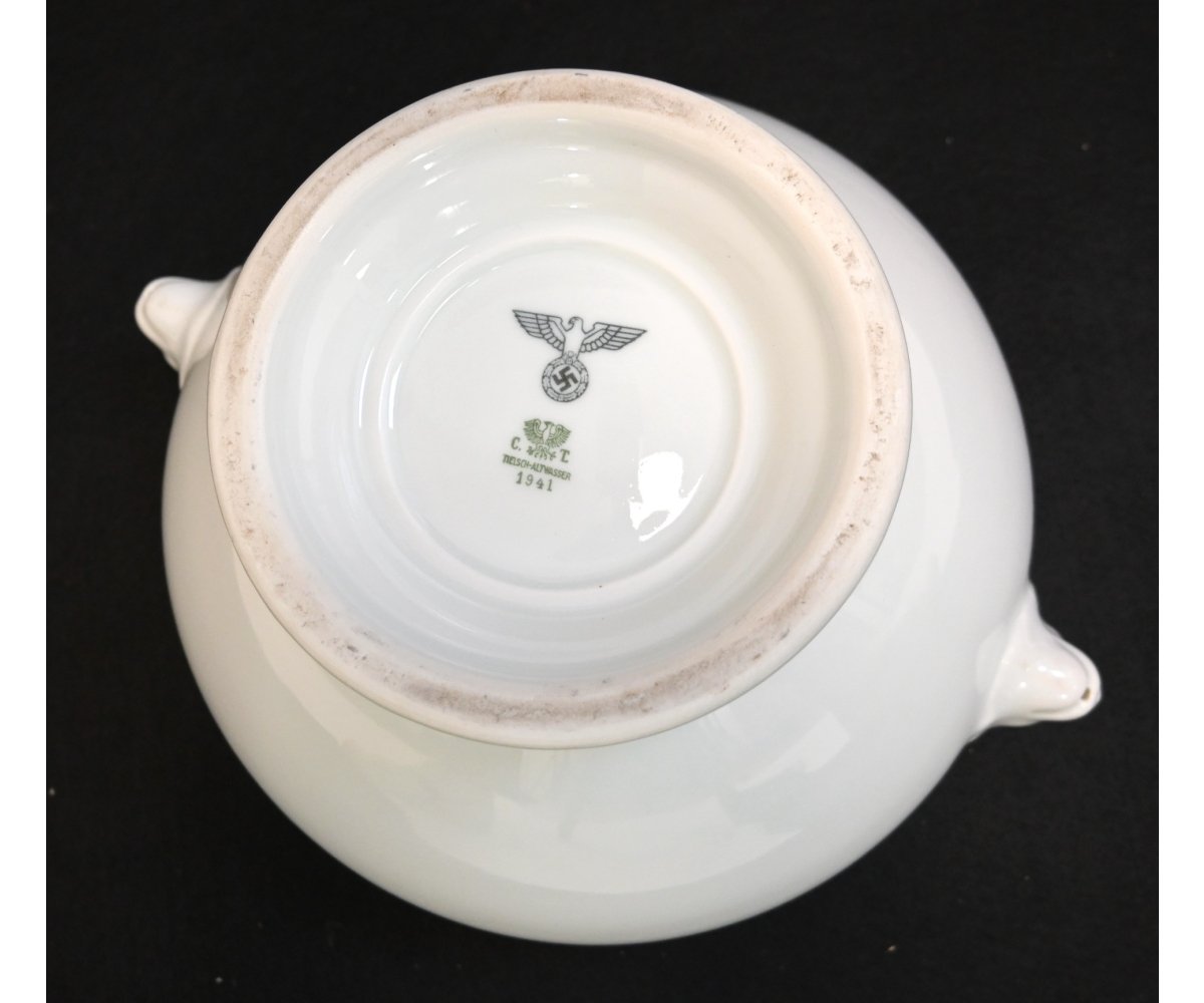 Wehrmacht Porcelain (Soup) Serving Tureen (C.Tielsch, 1941) — image 6