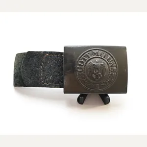 Black! Tabbed Wehrmacht Buckle (E.Schneider)