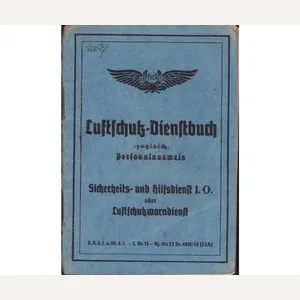 Luftschutz-Dienstbuch (S.H.D.Abt.26)