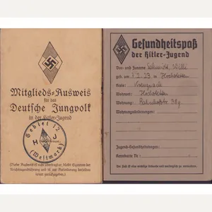 DJ Mitgliedsausweis + HJ Gesundheitspaß