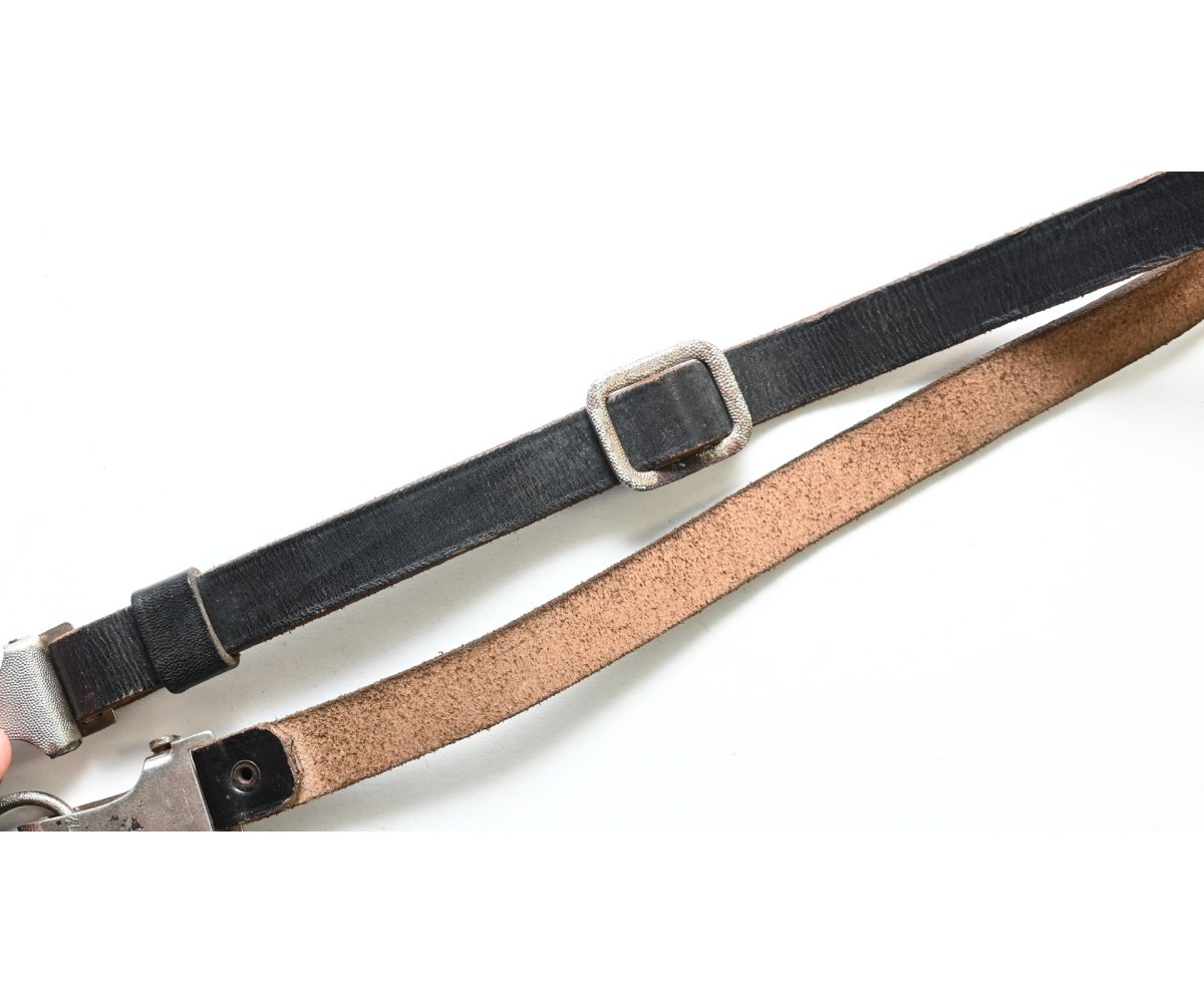 Black Leather Cross Strap with D-rings — image 3