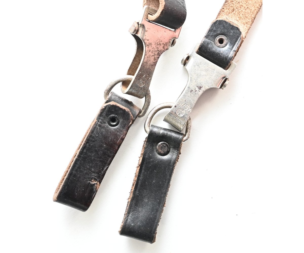 Black Leather Cross Strap with D-rings — image 4