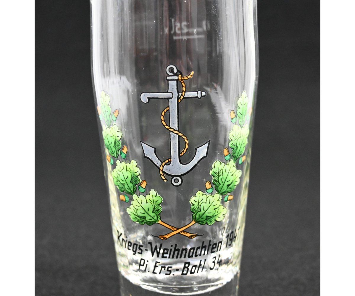 Commemorative 'Pi.Ers.Btl.34' Beer Glass — image 2