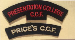 Presentation & Prices College 2 CCF CLOTH SHOULDER TITLES -