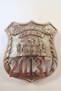 City of New York Obsolete American Police Badge.