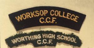 Worksop College & Worthing High School 2 CCF CLOTH SHOULDER …