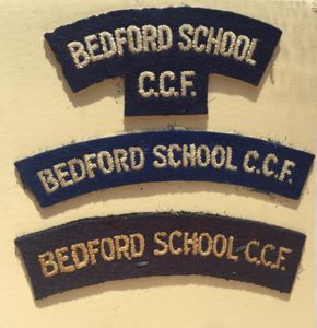 Bedford Grammar School CCF CLOTH SHOULDER TItles 3 VARIATIONS - …